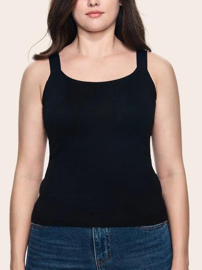 In&Out Plus Size Cami with built-in bra