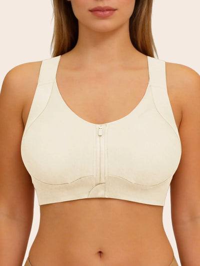 Front Zipper Wireless Bra