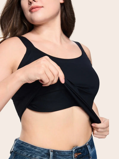 In&Out Plus Size Cami with built-in bra