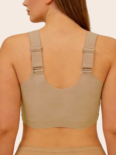 Front Zipper Wireless Bra