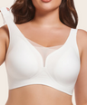 Plus Size V Neck Wireless Bra