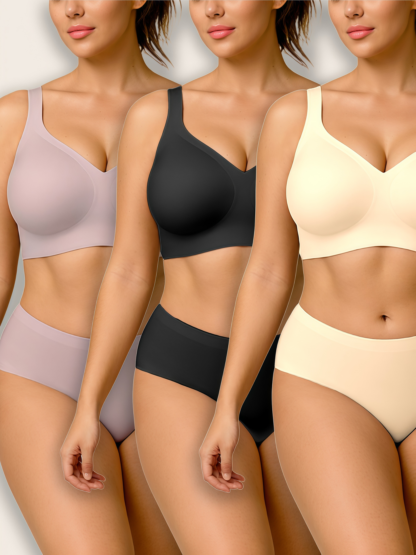 Jelly T-shirt Seamless Comfort Matching Set