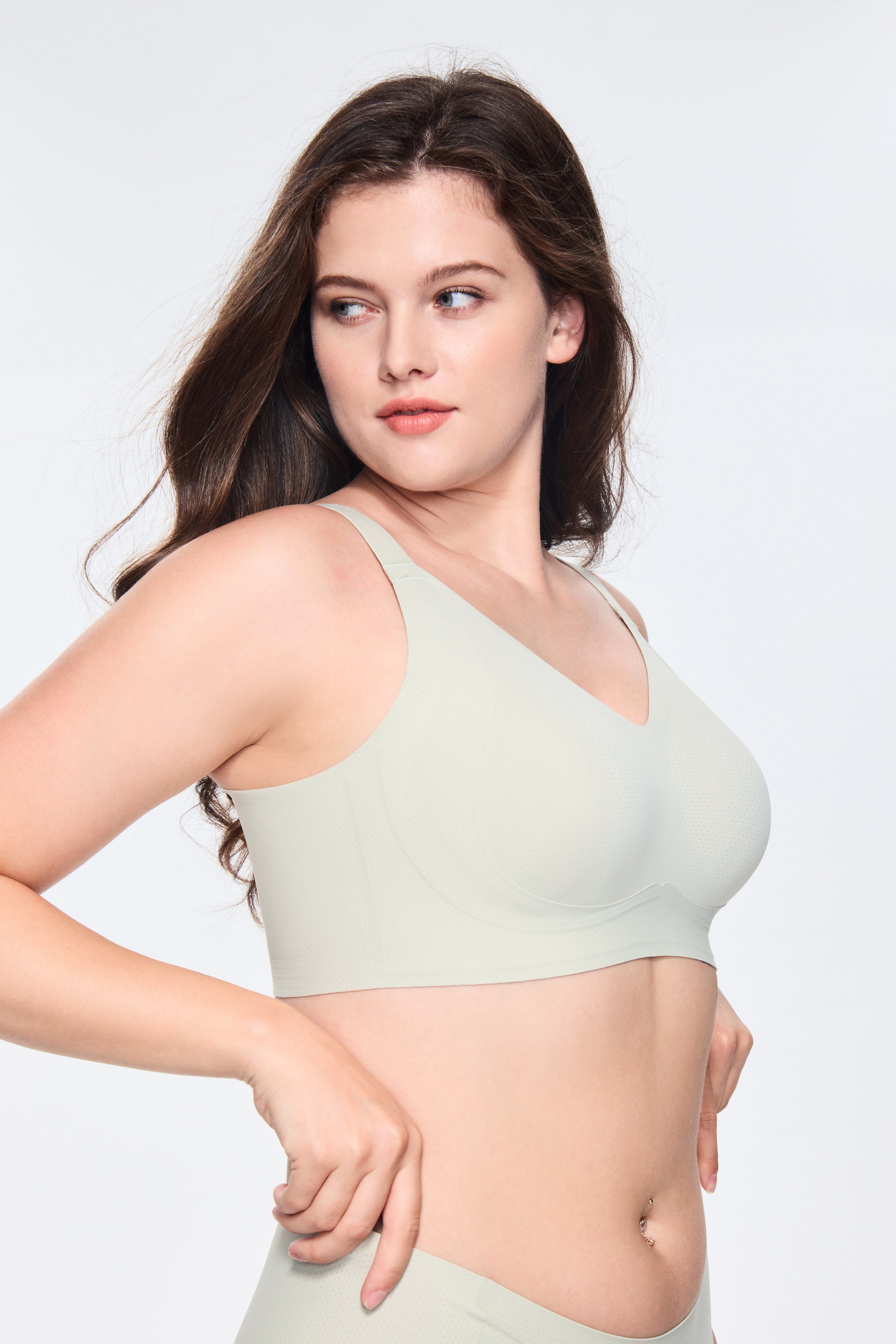 SOFT INTENTION Air Series Wireless Bra - mint