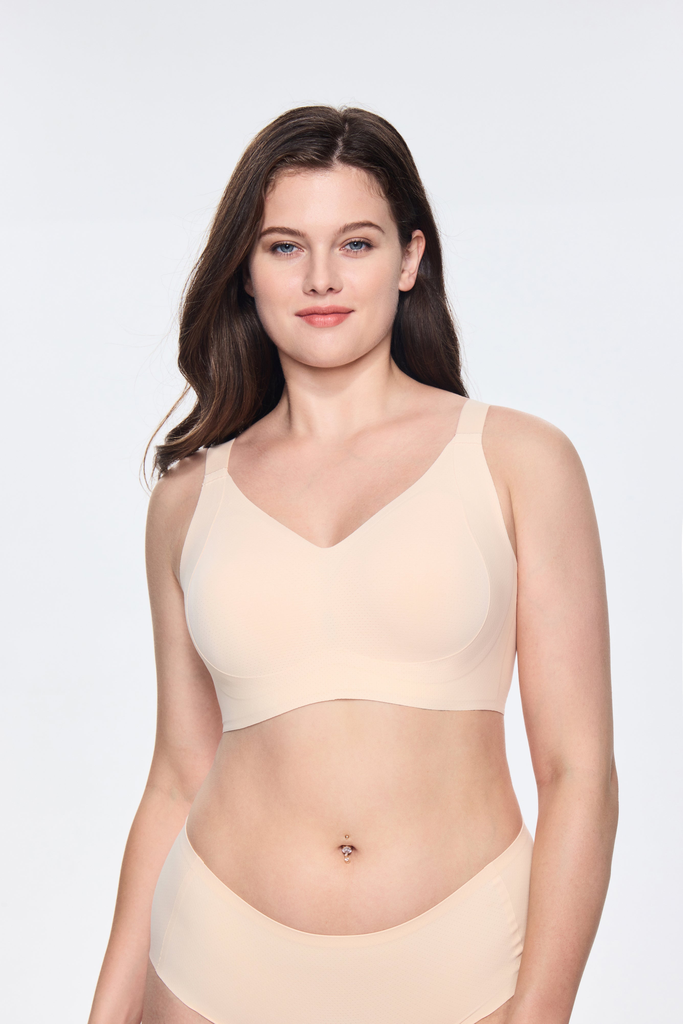 SOFT INTENTION Air Series Wireless Bra - beige