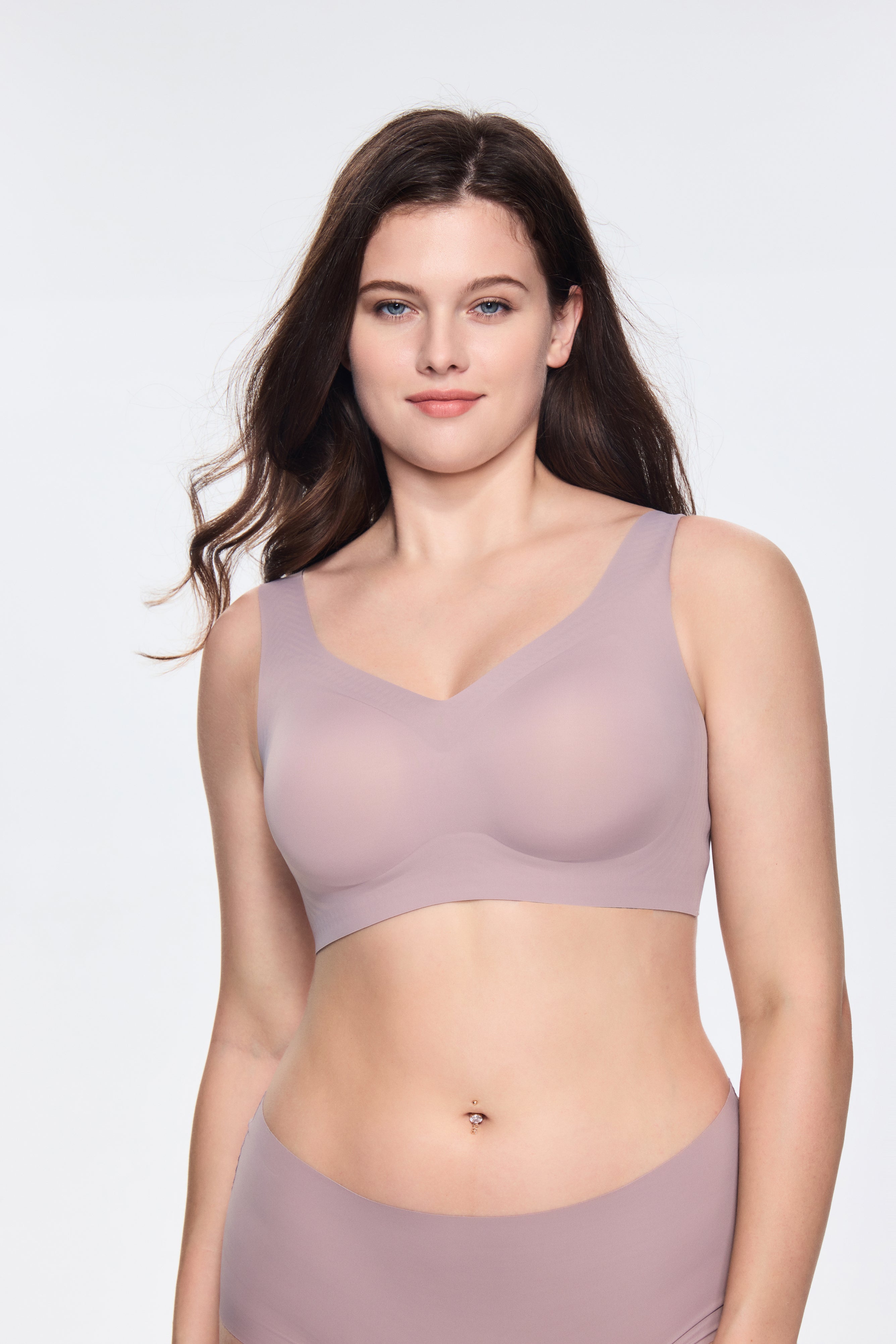 JELLY Series Wireless T-Shirt Bra - Gray