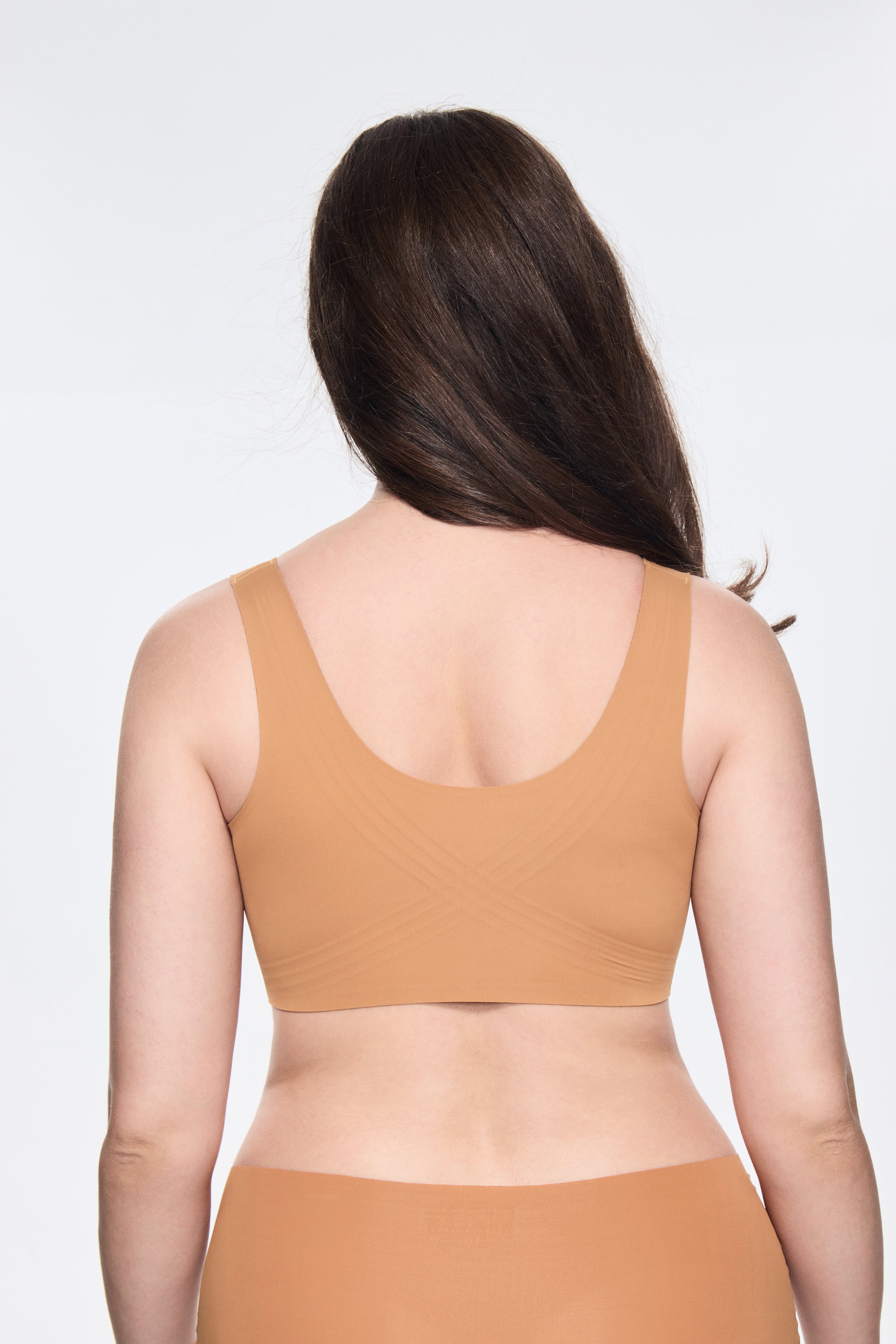 JELLY Series Wireless T-Shirt Bra - Caramel