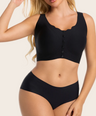 Plus Size Wireless Front-Close Comfort Bra