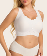 Plus Size Wireless Front-Close Comfort Bra