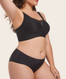 Plus Size V Neck Wireless Bra