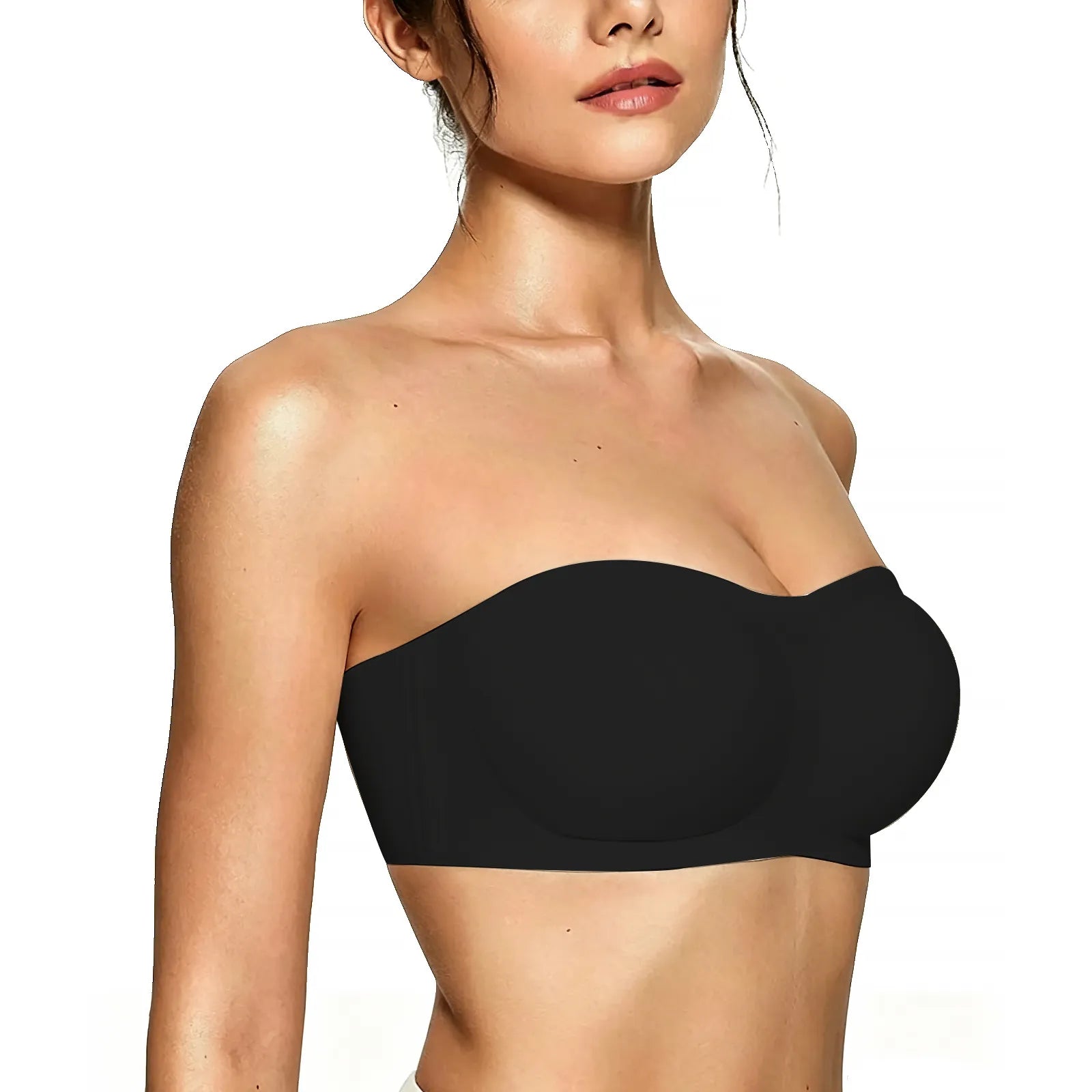 Jelly Lift Non-Slip Wireless Bandeau Strapless Bra