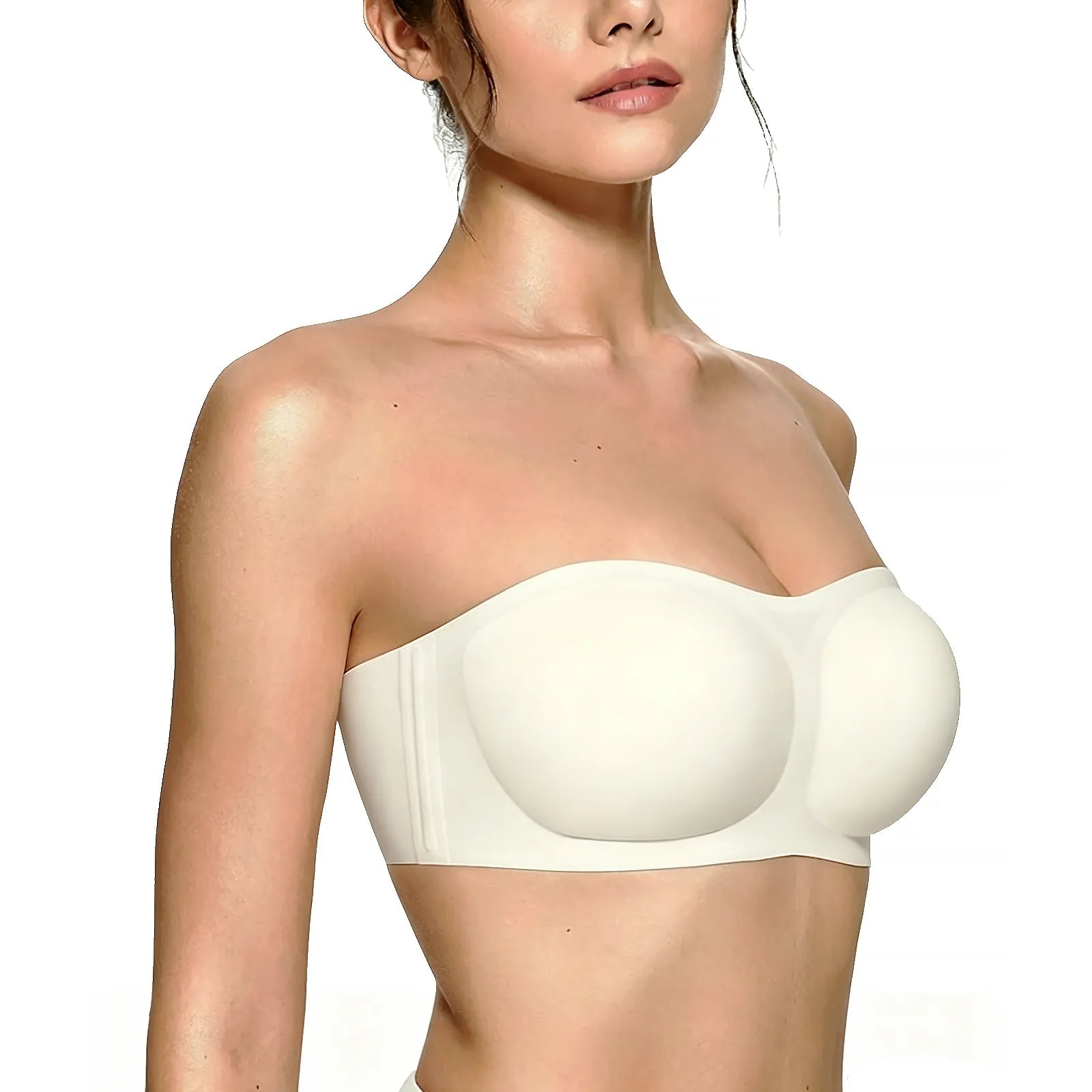 Jelly Lift Non-Slip Wireless Bandeau Strapless Bra