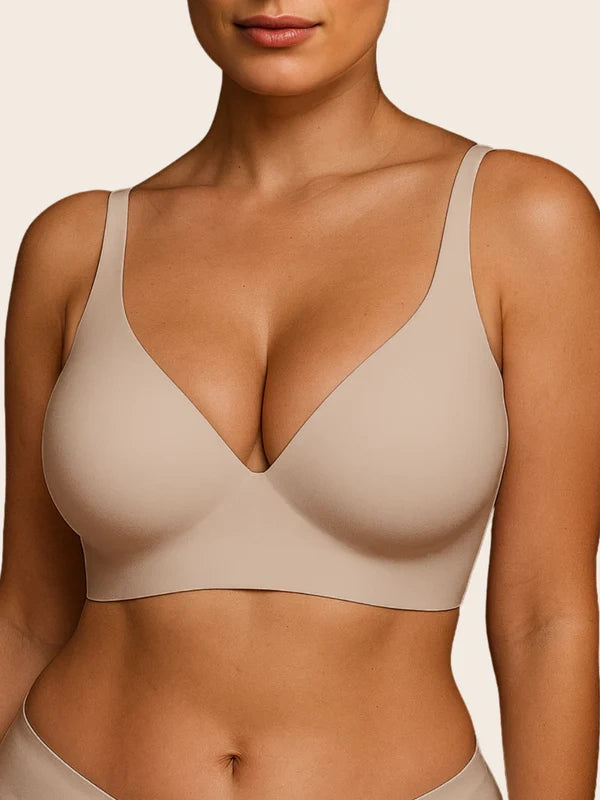 V Neck Jelly Bra