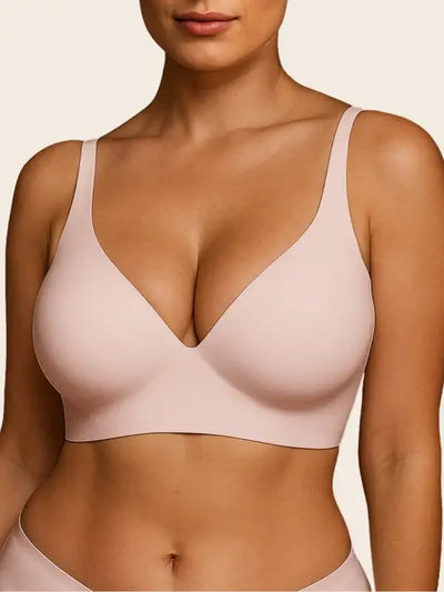 V Neck Jelly Bra with Back Clasp