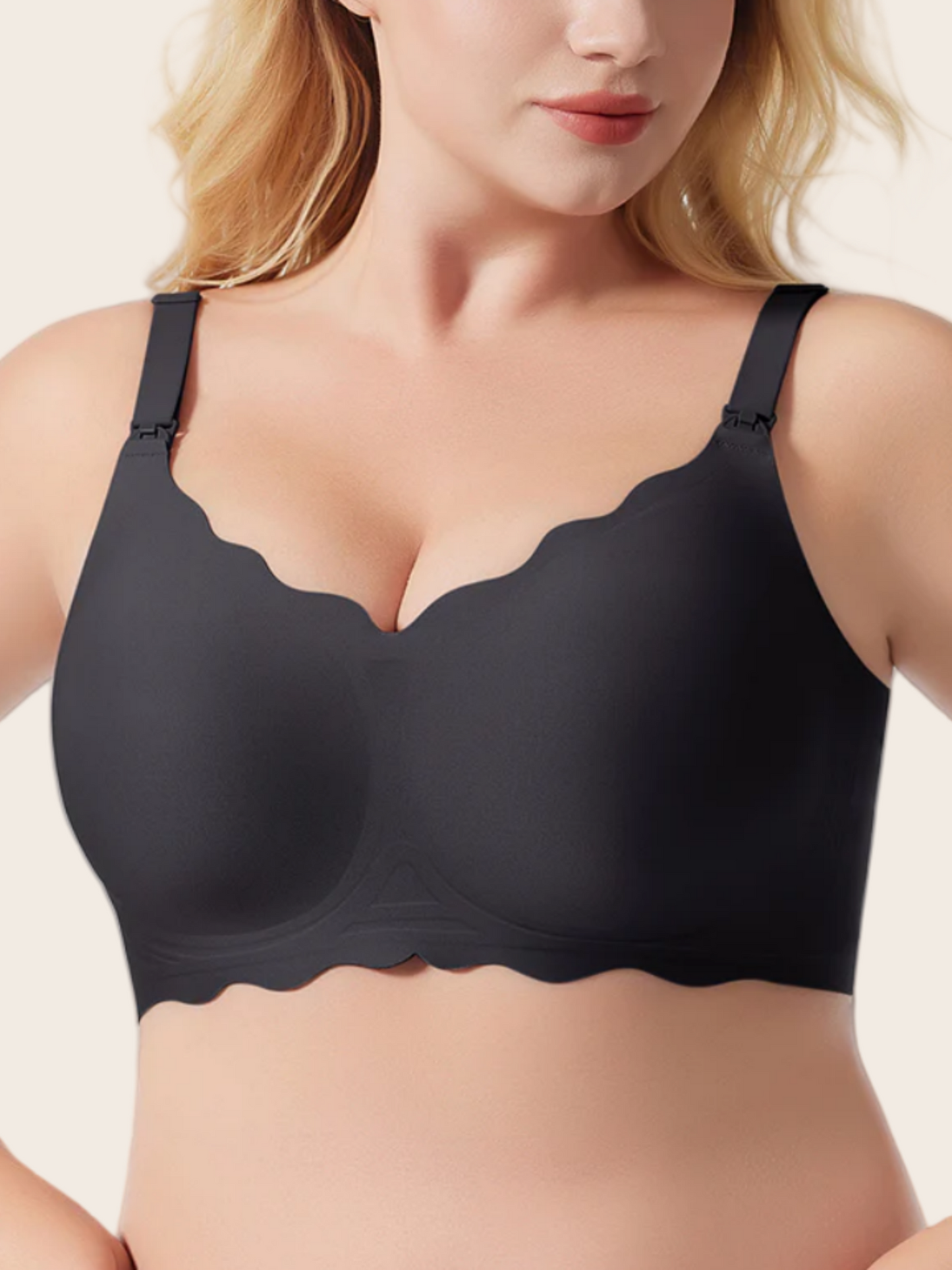 Scallop Nursing Bra