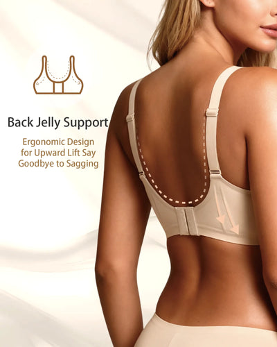 V Neck Scalloped Wireless Bra