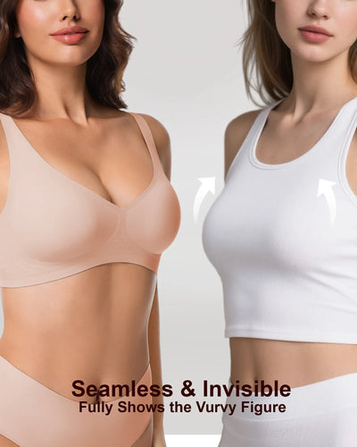 V Neck Jelly Bra with Back Clasp