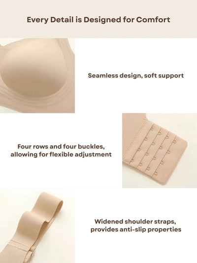 Wireless Jelly Bra Full Coverage Everyday Comfortable Bras