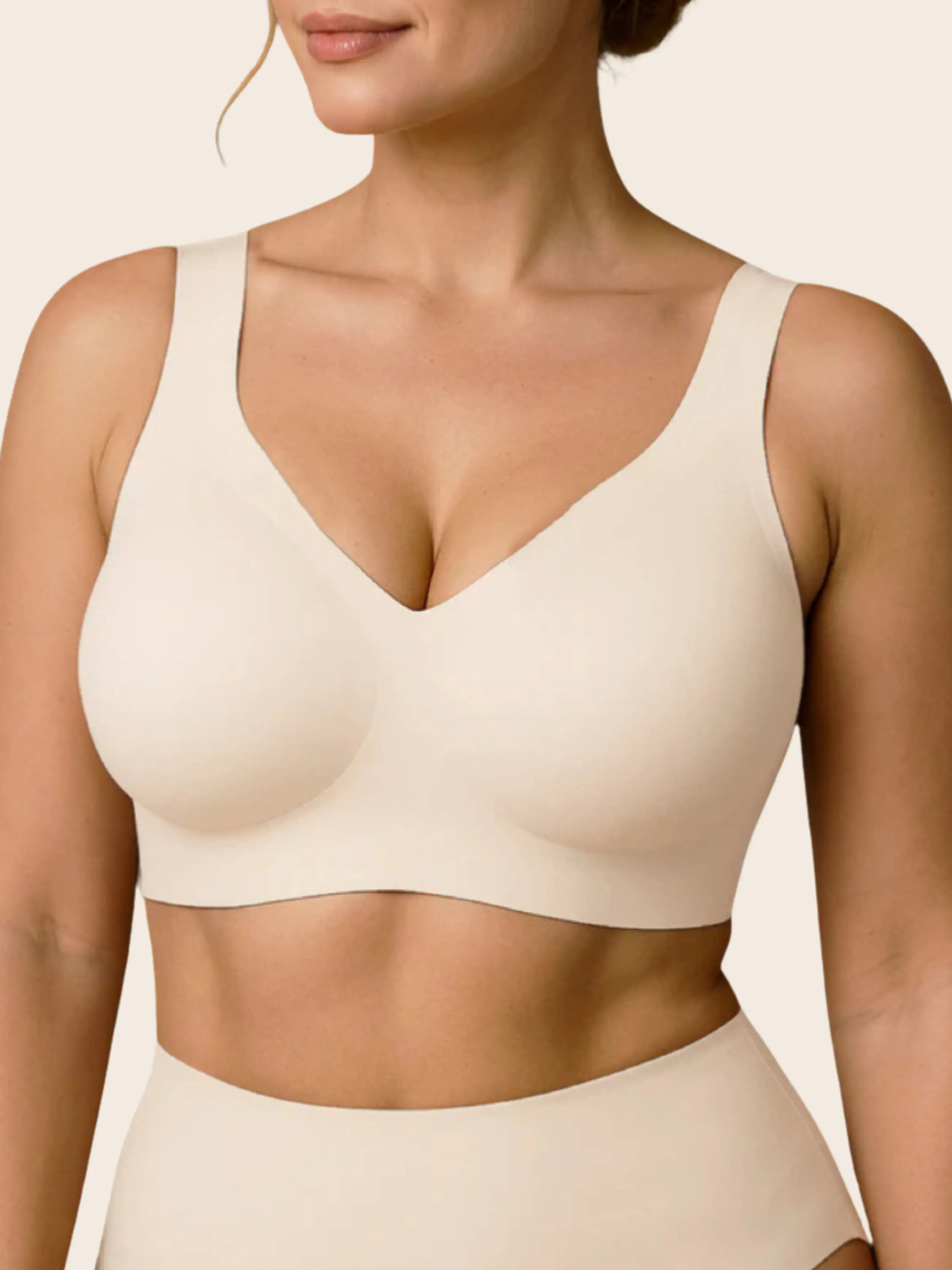 Women's Jelly Wireless T-Shirt Bra - Beige - Soft Intention