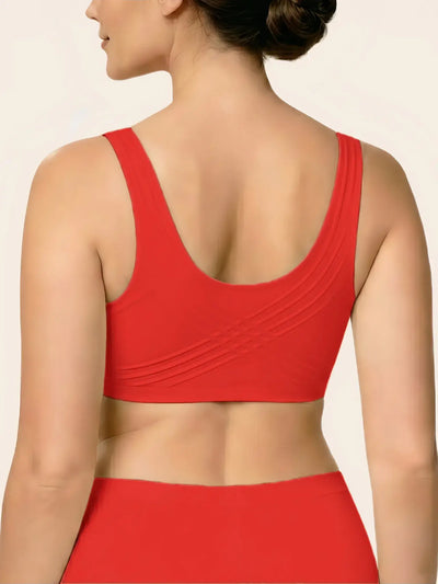 Jelly Wireless T-shirt Red Bra Holiday Special