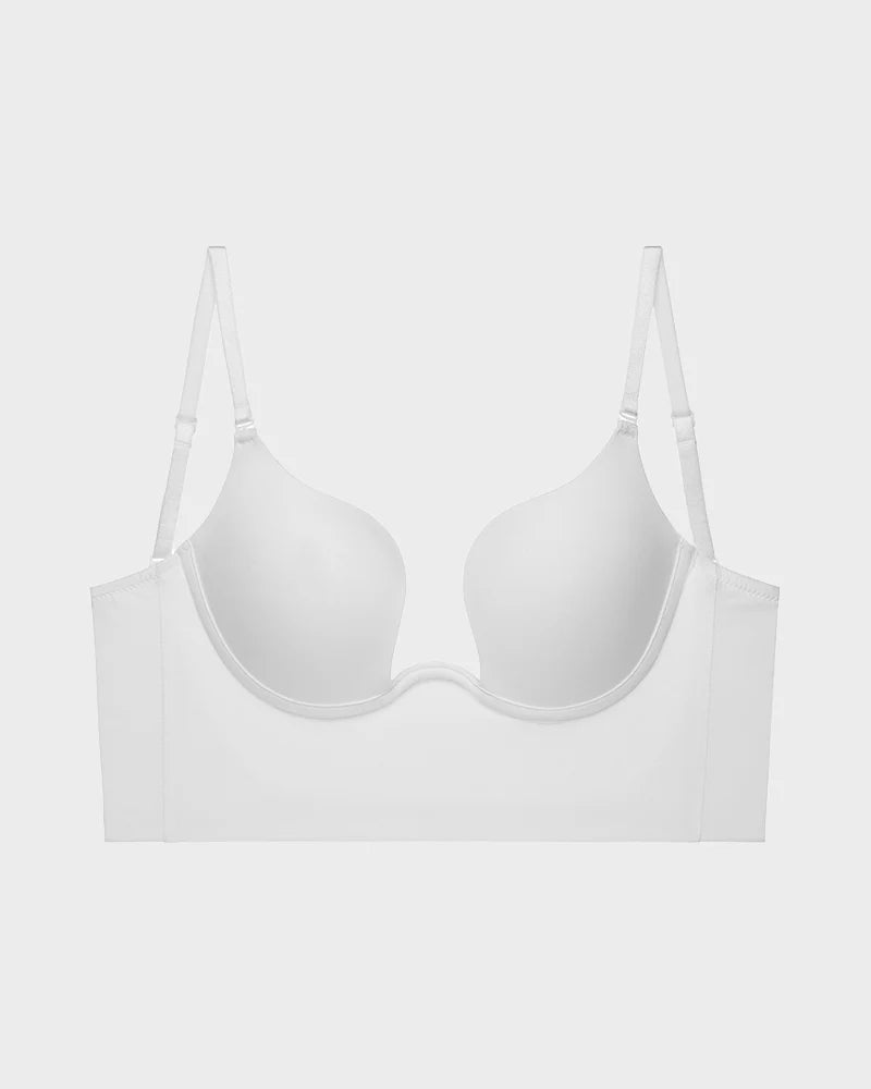 Seamless Low Back Lifting Deep V Plunge Bra