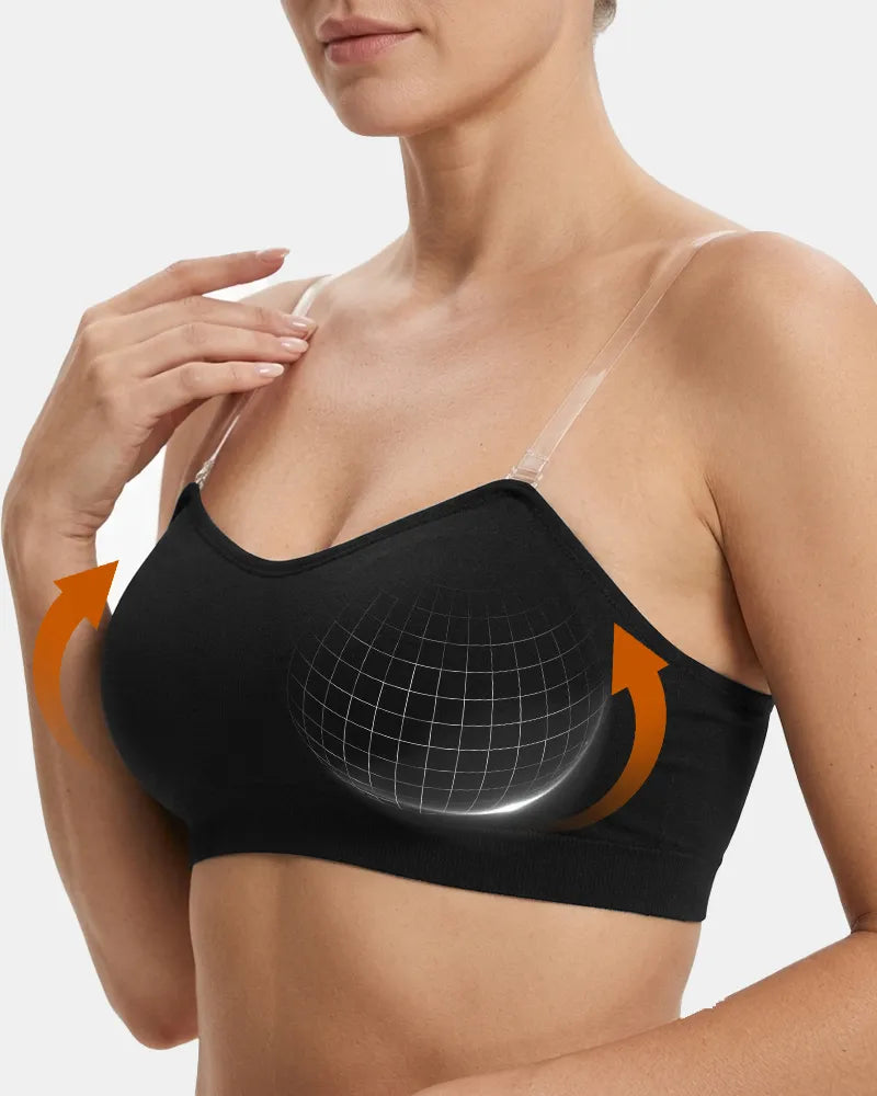 Non Slip Invisible Lifting Seamless Strapless Bra