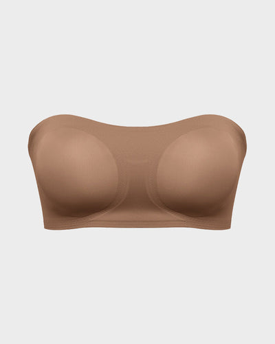 Anti Slip Crossover Seamless Strapless Bandeau Bra