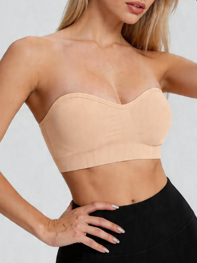 Non Slip Invisible Lifting Seamless Strapless Bra
