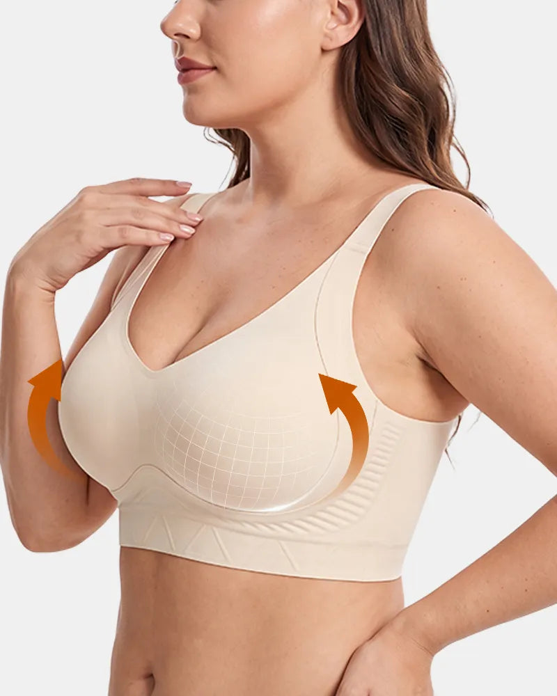 Plus Size Back Fat Smoothing T-Shirt Bra