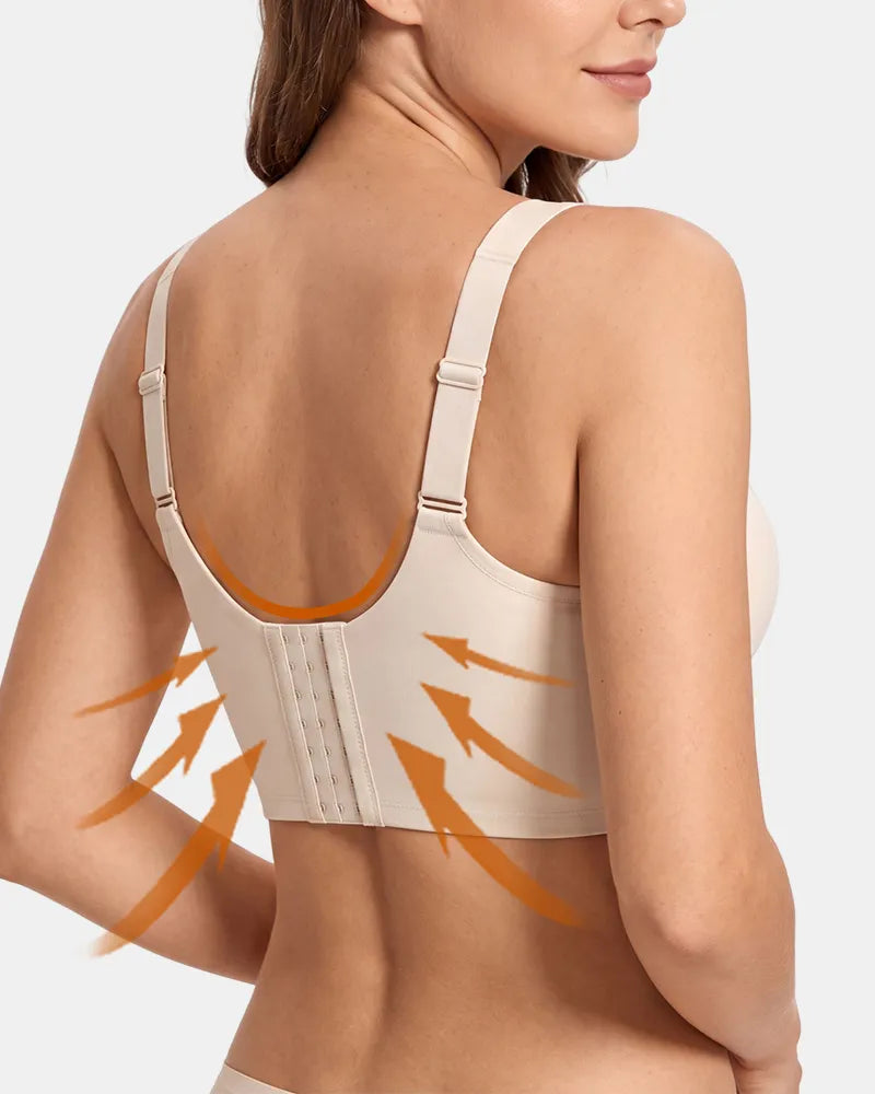Plus Size Back Fat Smoothing T-Shirt Bra