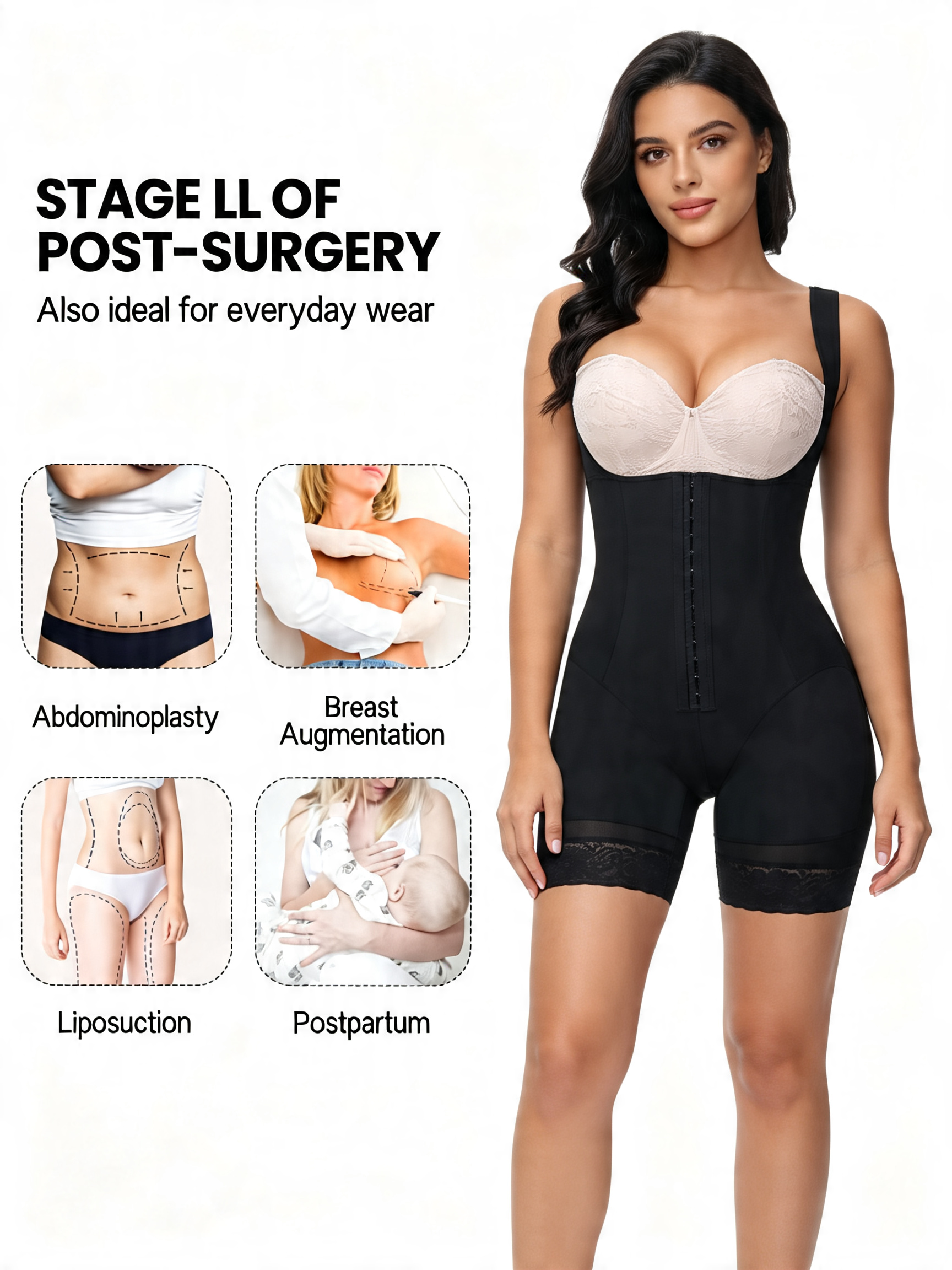 Instant Tummy Control & Lift Triple Compression Full Bodysui