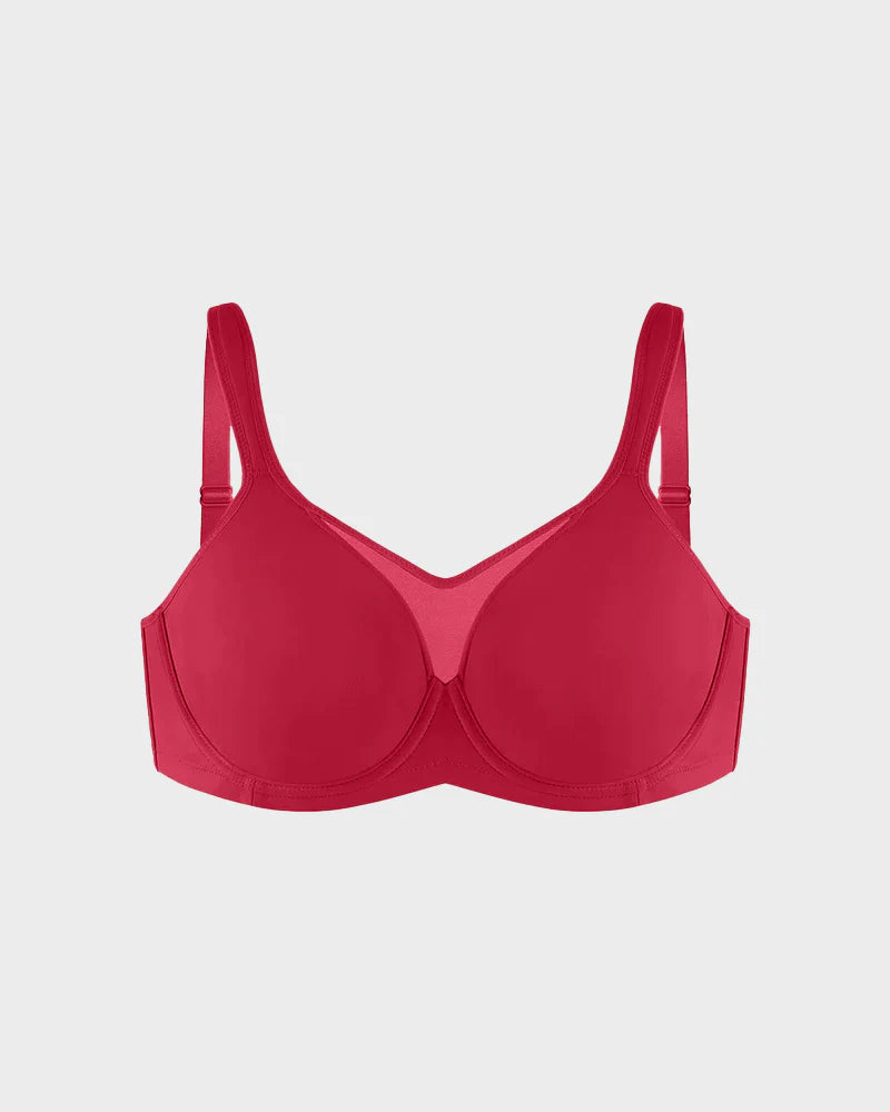 Back Smoothing Support Full Coverage Seamless Minimizer Bra
