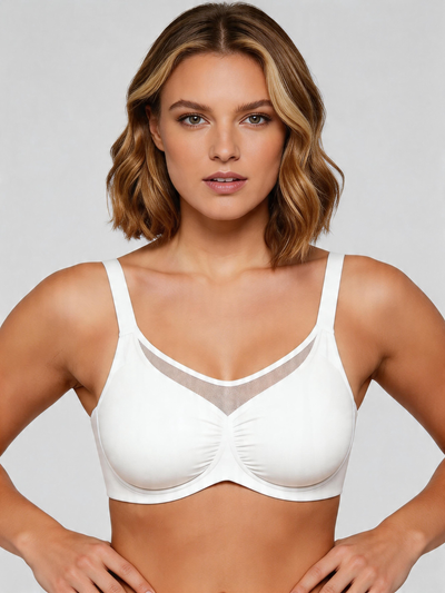 Back Smoothing Support Full Coverage Seamless Minimizer Bra