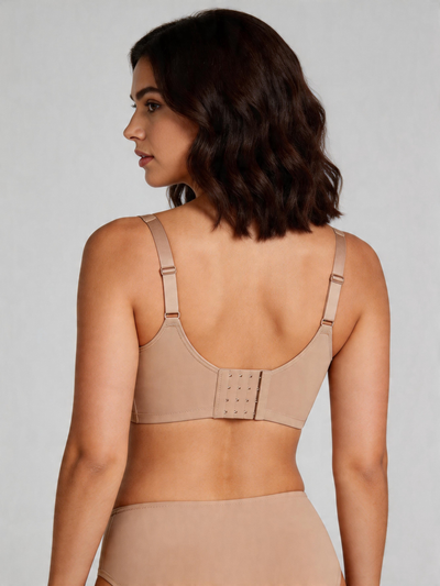 Back Smoothing Support Full Coverage Seamless Minimizer Bra