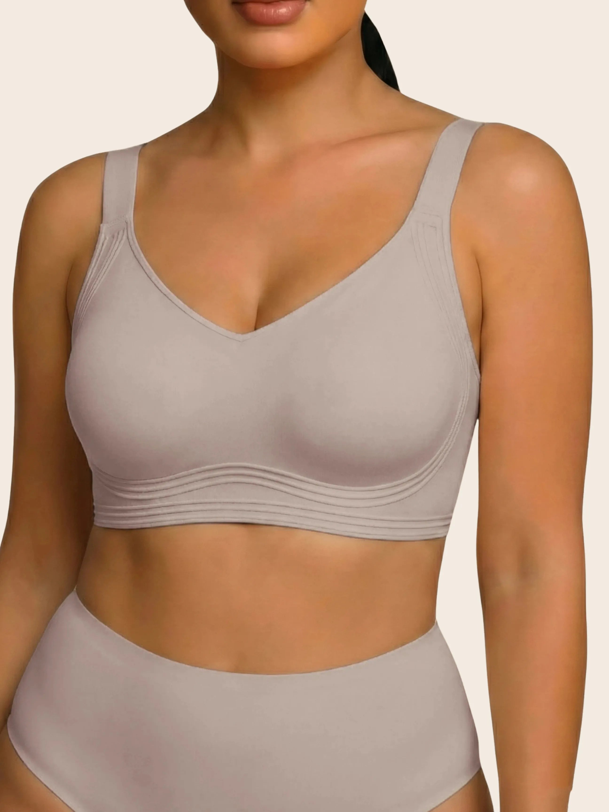 Wireless Push Up Jelly Bra Full Coverage No Underwear Seamless