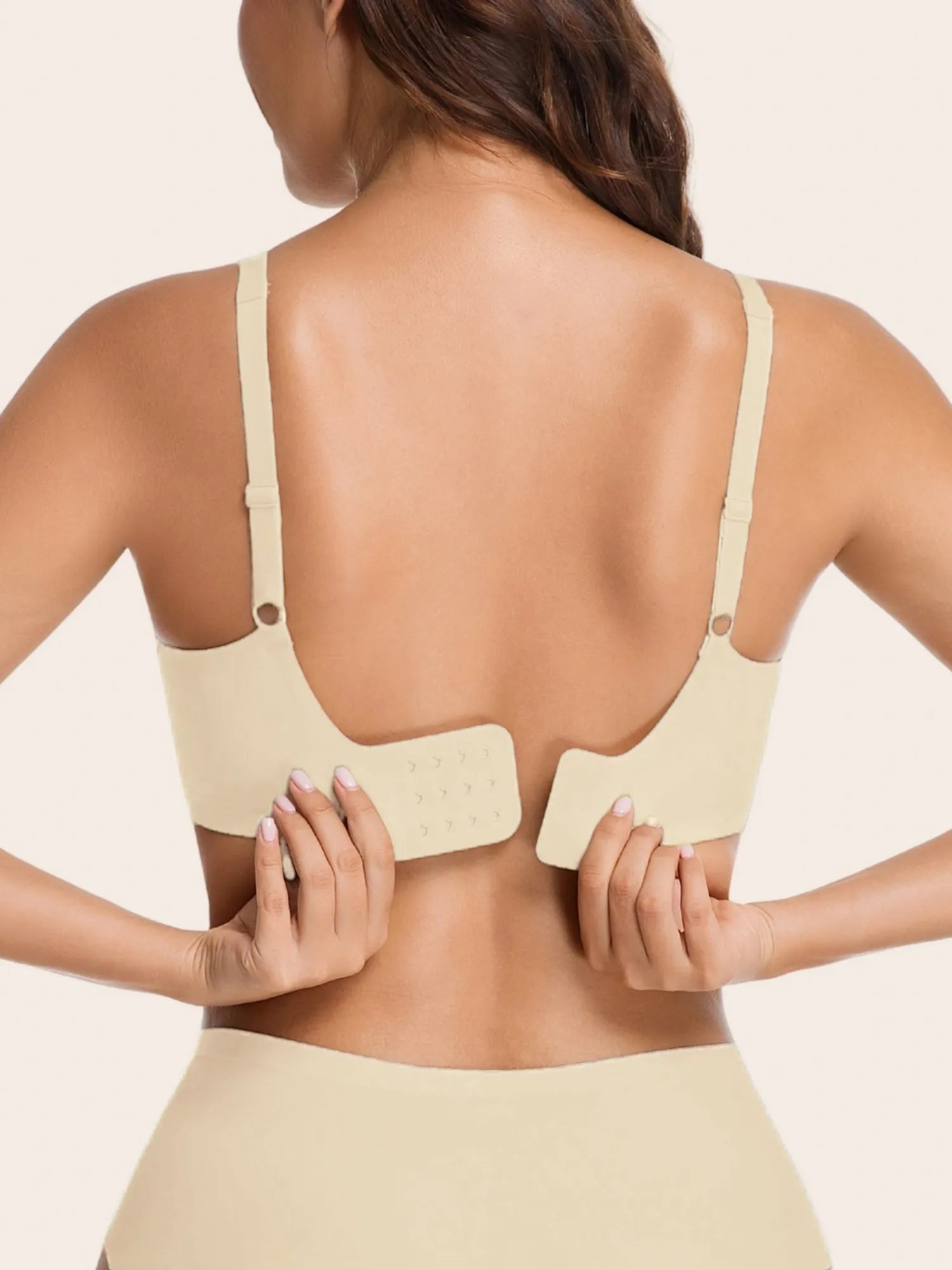 V Neck Scalloped Wireless Bra