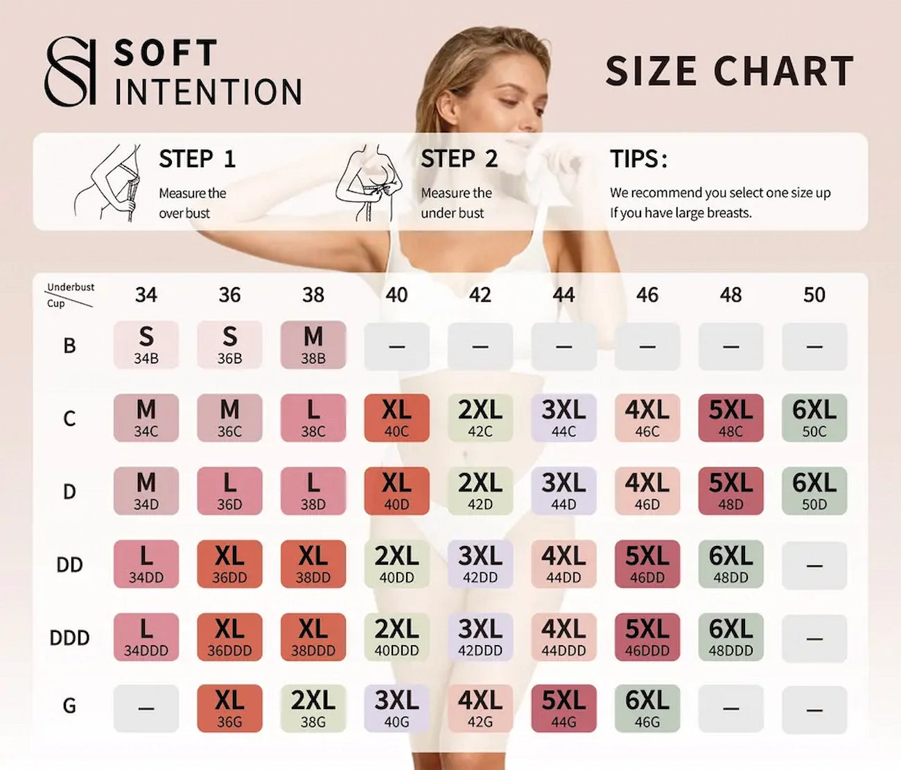 Bra Size Chart