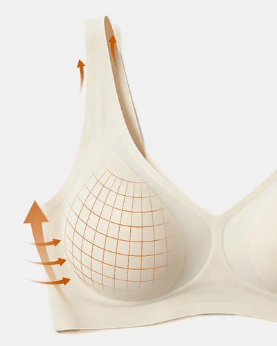 V Neck Jelly Bra with Back Clasp