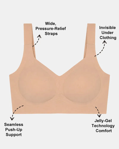Wireless Full Coverage Everyday Comfortable Jelly Bra