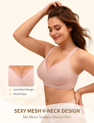 Plus Size Seamless Wireless Bra