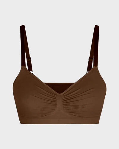 W Shaped Back Smoothing Support Wireless Sculpting Bra