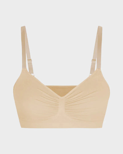W Shaped Back Smoothing Support Wireless Sculpting Bra